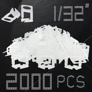 Tile Leveling System Clips 1/32" 1mm Tile Leveler Spacers 2000pcs Tile Tools Set for Professional Ceramic Stone Installation