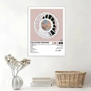 MAC MILLER - The Divine Feminine - album cover poster, underground rap music wall decoration, dark trap album artwork bedroom decor aesthetics design, modern rap print, a gift for fans, frameless.