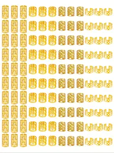 80pcs Alloy Hair Jewelry for Braids, Multi-Style Geometric Patterns Hair Cuffs, Adjustable Metal Braids Rings, Non-Piercing Ear Clips for Women & Girls, Hair Accessories