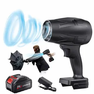 Cordless Leaf Blower, 130000 RPM Powerful Air Duster 21V Lithium Battery, Lightweight DesignIdeal for Car Cleaning, Drying, Snow Removal, BBQ Cleaning, Electronics Dusting, Perfect Holiday Gift