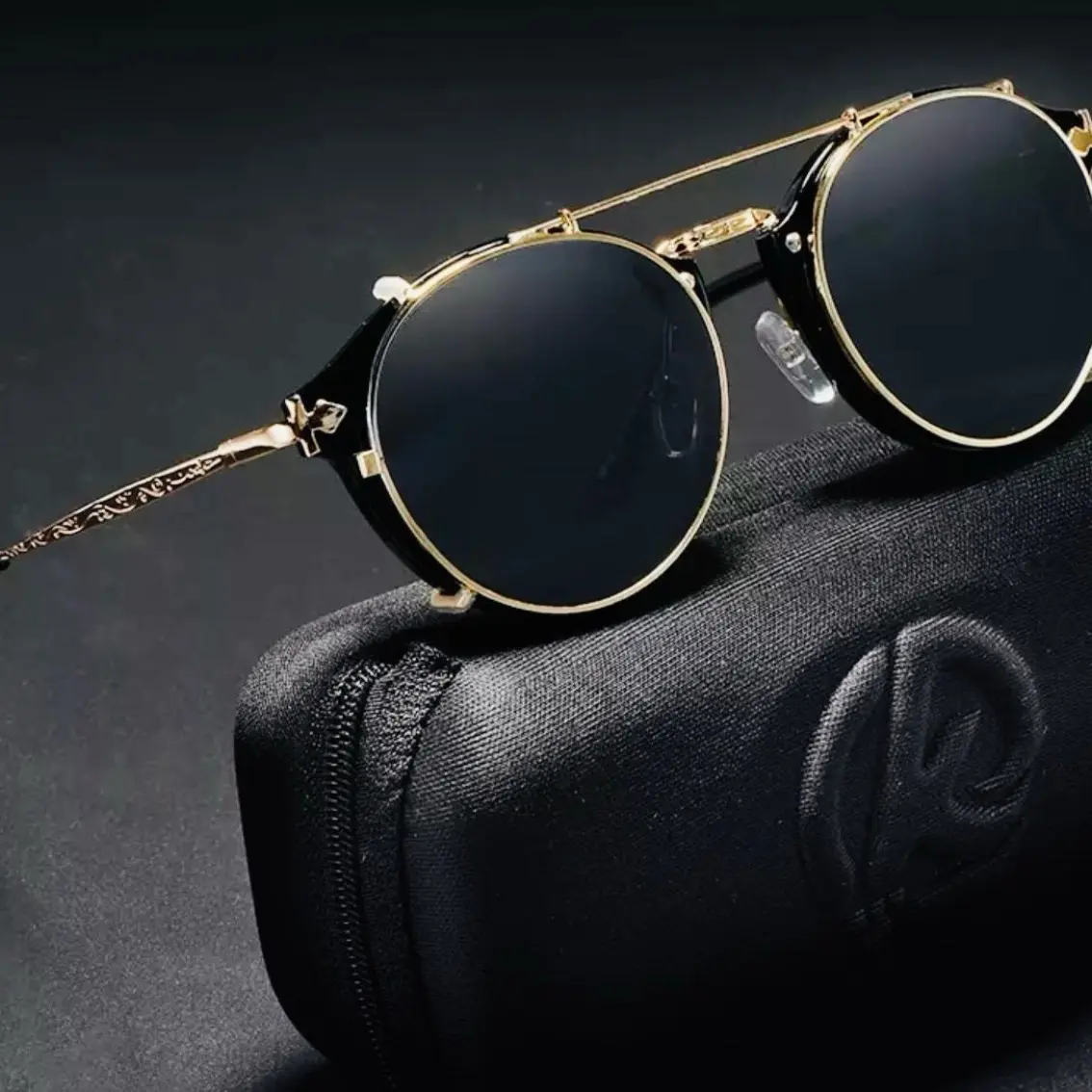 New Arrival Retro Steampunk Stylish Fashion Sunglass Goggle for Men's Women's Lens UV400
