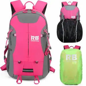 Riderbag Armored Motorcycle Backpack Combo (Hi-Vis Pink) - Reflektor35 with CE Level 2