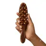 Natural Wood Loc Brush - Hair Stylist Tool for Dreads & Microlocs, Detangling, Gentle Care, Curly Hairstyles, Loc Maintenance Scalp Care, Stimulating Scalp Massage, Product Distribution, Section Work
