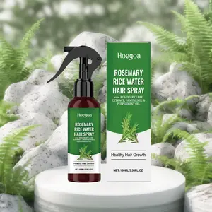 Rosemary Rice Water Hair Spray, Nourishing Moisturizing Frizz Control, Dry Damaged Hair Care Mist, Scalp Treatment & Shine Enhancer, Soft Silky Hair, Hydrating Hair Care