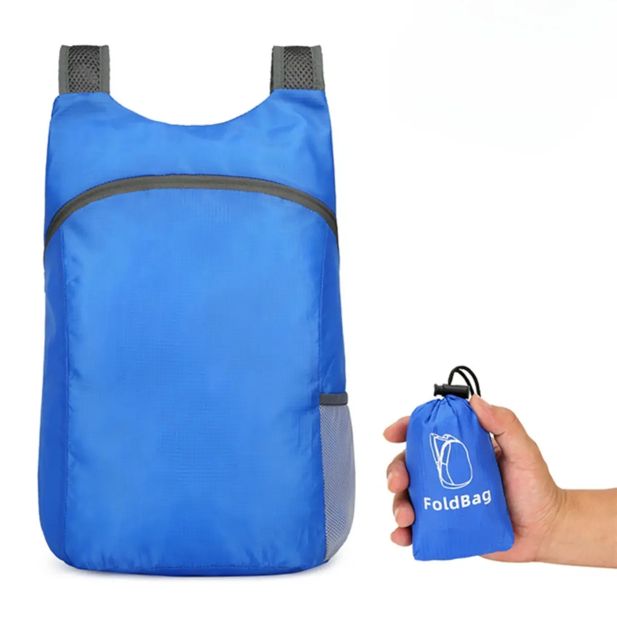 Unisex Ultralight Foldable Waterproof Durable Backpack - Foldbag, Versatile Athletic Adult Backpack with Laptop Compartment, Multiple Pockets, Adjustable Compartments, Ideal for Outdoor Travel, Hiking, Unisex And Versatile