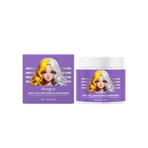 Deep Nourishing Purple Hair Mask Moisturizing, Smooth and Easy to Comb Silky Hair Mask