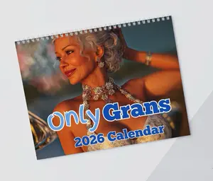 Only Grans - 2026 Wall Calendar // Funny Christmas Gift Idea / Present / Gag Idea / Secret Santa / Gift for him