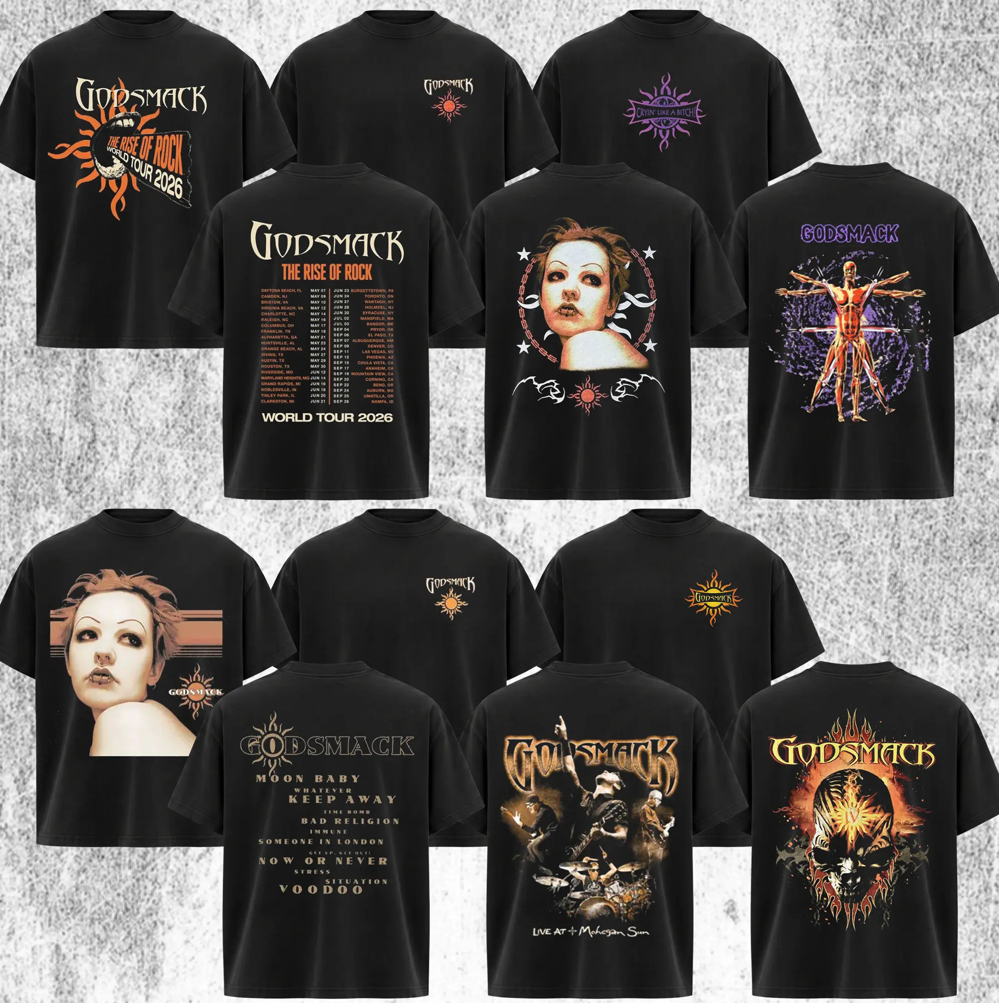 [Collection] Godsmack T-Shirt, Godsmack Band Shirt . Retro Hard Rock Band Graphic Tee, Alternative Metal Music Shirt, Vintage Rock Fan Tee, Music Lover Gift, Unisex Casual Cotton Top, Men's & Women's Streetwear