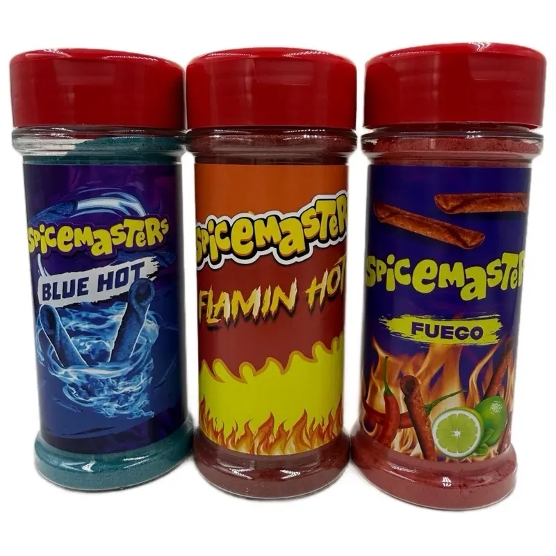 SPICEMASTERS Flamin Hot Double Heat Seasoning Set – Original Proprietary Chili Blend for Bold Flavor Experience