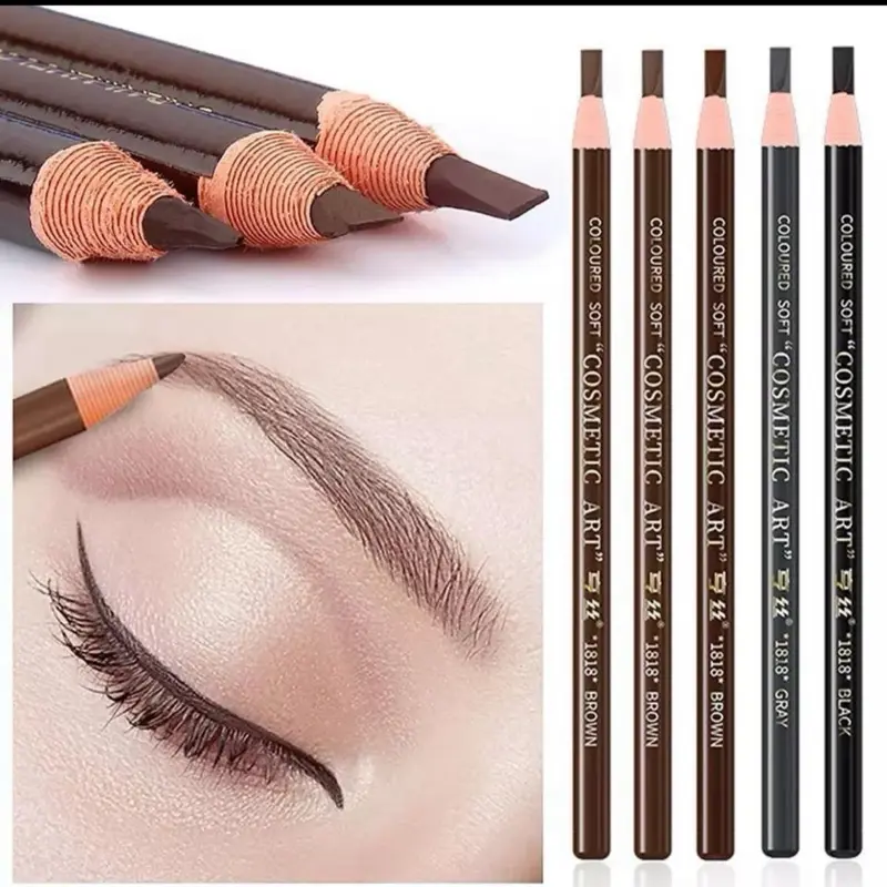 Professional Eyebrow Pencil - Permanent Tattoo Microblading Tool, Waterproof Art Tint, Eyebrow Enhancer Cosmetic, Eyebrow Pencils