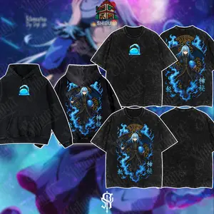 [Shibuya] Retro Limited Vintage That Time I Got Reincarnated as a Slime Collection - Rimuru Tempest, Anime Double Printed Vintage Washed Tee