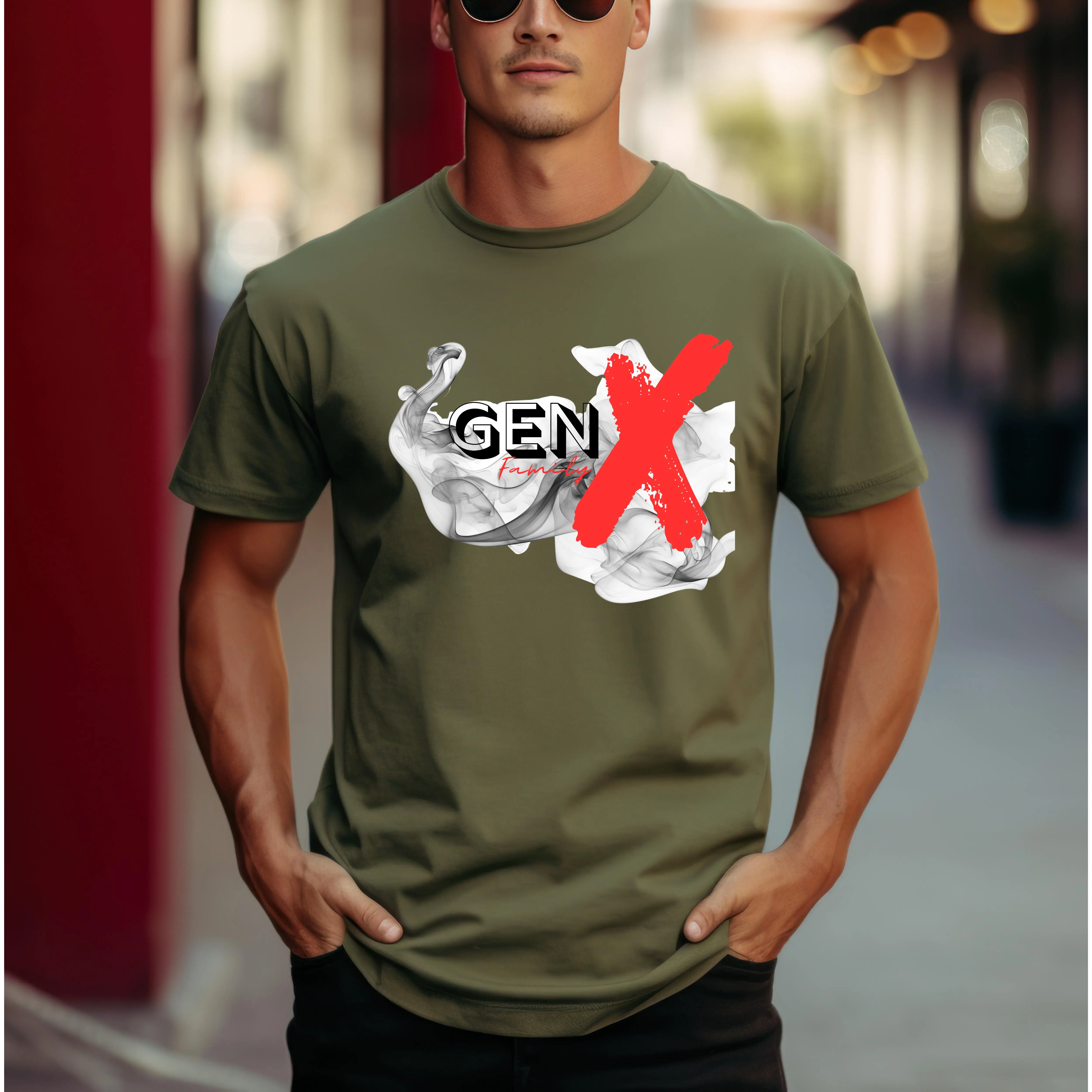 The Original!  Gex X Family in Smoke Unisex tees and Women's razorback tanks Covered under our copyright, any copyright infringement will be delt with harshly.
