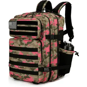 26L Military Tactical Backpack For Men Molle Daypack 3 Day Bug Out Bag Hiking Rucksack With Bottle Holder