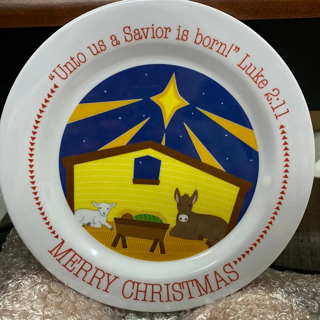 Merry Christmas Plate