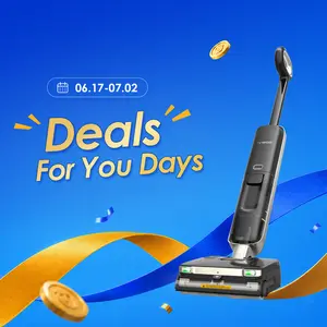 TINECO Floor One S9 Master Rechargeable Cordless Compact Slim Wet Dry Vacuum Cleaner, 3.9 in Ultra-Slim Stretch Mop, ThermoBlast Tech, Hot Water Clean, 23kPa Powerful Suction, 65 Min Runtime, 185°F Flashdry, Self-Clean Function summerwins