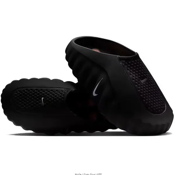 Brand New Sealed Original Box Unisex Solid Black EVA Slide Sandals Orange Dot Massage Non Slip Quick Dry Breathable Mesh Indoor Bathroom Beach Gym Casual Slip On Trainers