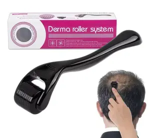 Microneedle Derma Roller 0.5mm for Face, Scalp & Beard – Skincare Tool for Men & Women with Precise Rolling & Comfortable Massage
