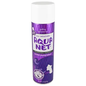 NSC Unscented Aqua Net Hairspray - Extra-Long Hold, Gentle Daily Haircare Product, 11oz (312g)