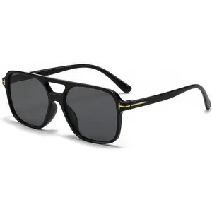 Classic Aviator Sunglasses for Women Men Retro Rectangle Trendy Square Shades Sun Glasses SG3885