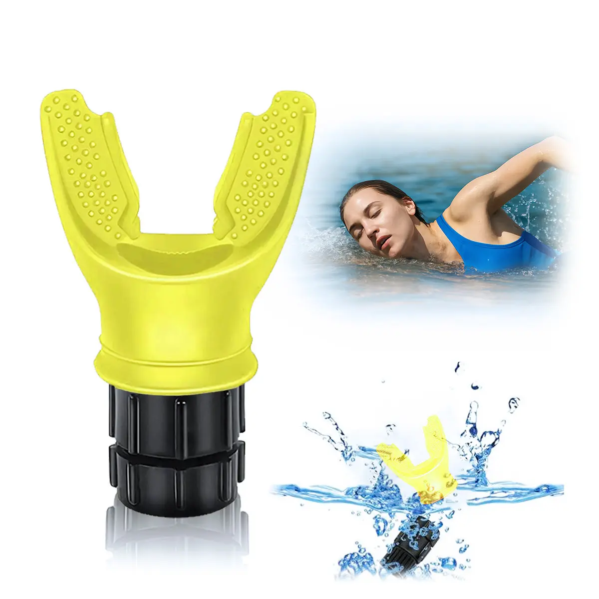 Lung Trainer for Fitness Enthusiasts, Compact Respiratory Exercise Device with Adjustable Resistance, Portable with Silicone Case, Easy to Clean