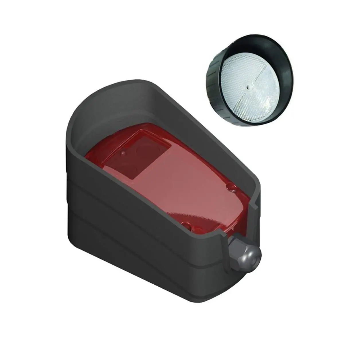 212 MAIN IP66-Rated Pre-Wired Outdoor Infrared Photocell Photo Eye Sensor, 7 ft Cable, 250V AC, 0.31 lbs, 1 x 3 x 2 in, Easy Installation, Safety Stop for Garage, Driveway Automatic Gate Opener, Reflector