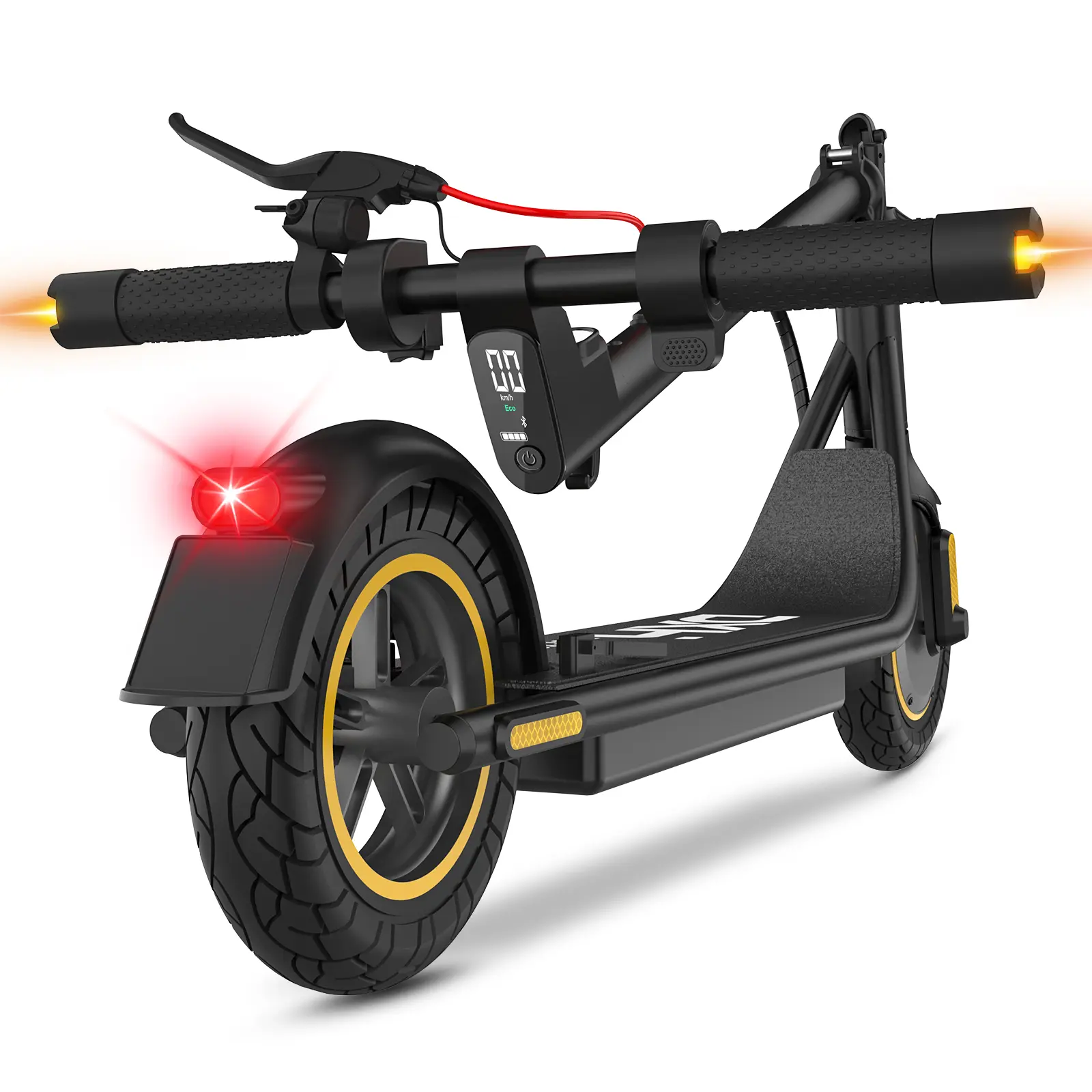 Electric Scooter for Adult - 500W Motor, Max 21 Miles Long Range, 19Mph Top Speed, 10" Tires, Portable Folding Commuting Electric Scooter Adults with Dual Braking System and App Control