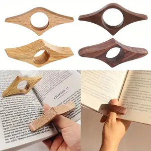 1Pc Reading Books By The Page Ring, Thumb Book Brace, One Hand Reader, Book Press Lazy People Press Book Buckle, Book Reading Lovers Convenient Reading AIDS, Bookmarks