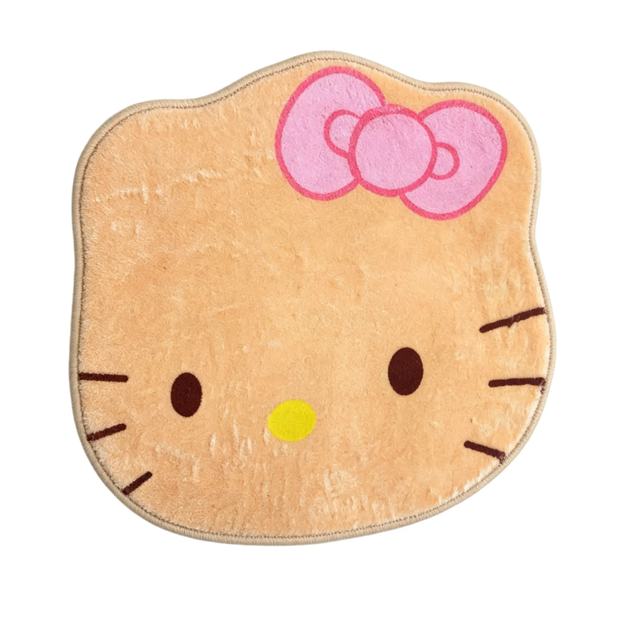 Sanrio Hello Kitty Fluffy Anti-Slip Cartoon Pattern Area Rug, Soft Plush Washable Floor Mat for Bedroom/Bath Home Decor, Anti Slip Rugs