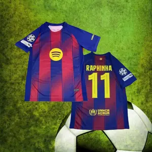 2025 26 Home Kit Raphinha #11 Short Sleeve Jersey