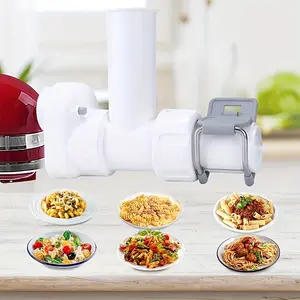 Pasta Maker Attachment For KitchenAid Stand Mixers With 6 Different Shapes Of Pasta Outlet, Durable Pasta Press Attachments