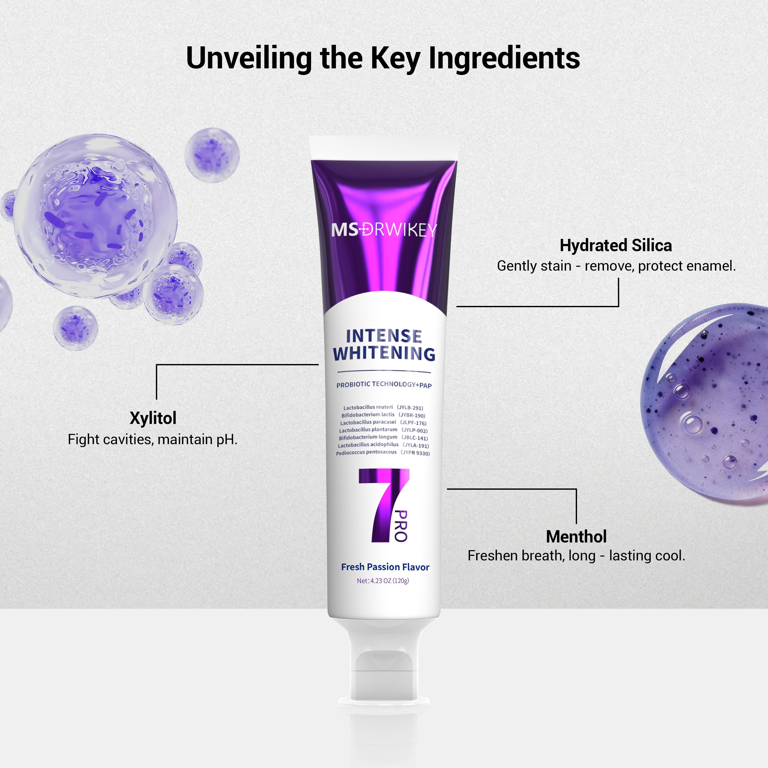 【MSDRWIKEY】7Pro Intensive Toothpaste f Fresh Breath | Daily Oral Care Essential