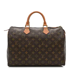 Pre-owned Louis Vuitton Canvas Travel Bags Monogram Speedy 35