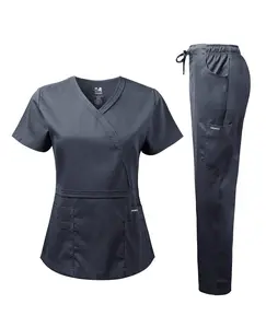 DAGACCI MEDICAL UNIFORM® Natural Stretch® Y-Neck Double Stitch Set [NS2202]