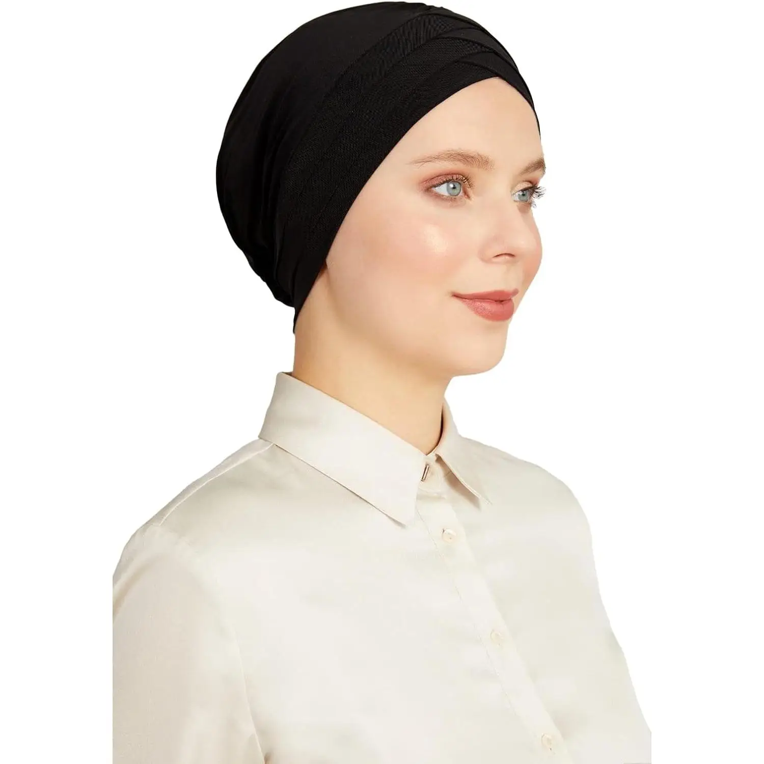 Hijab Cap – Turban Head Wraps for Women, Hair Wrap, Head Coverings for Cancer Patients, Beanie Undercap Scarf