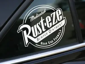 Rusteze Decal, Cars decal, Mater, Car Decal, Wall Decal, Laptop Decal, Vinyl Decals, Vinyl Decal, Stickers, Gifts, For Her, For Him