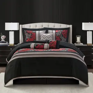 Lincoln Jacquard 7-Piece Comforter Set