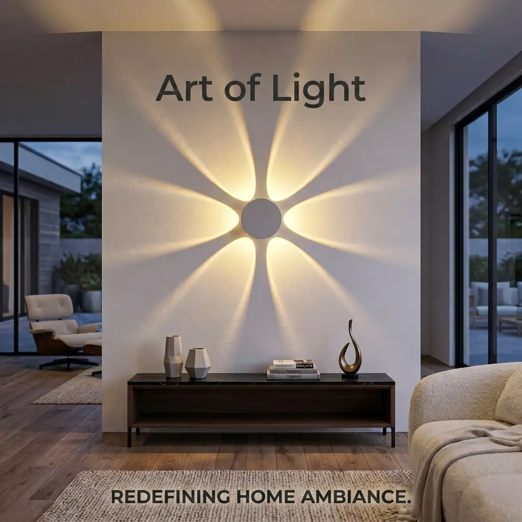 INSTANT VIBE!  Wireless Magnetic Wall Sconce with Type-C—6-Petal Lotus Bloom Rechargeable LED Night Light, Touch Dimming Cordless Lamp for Bedroom & Renter  (12cm x 5cm)