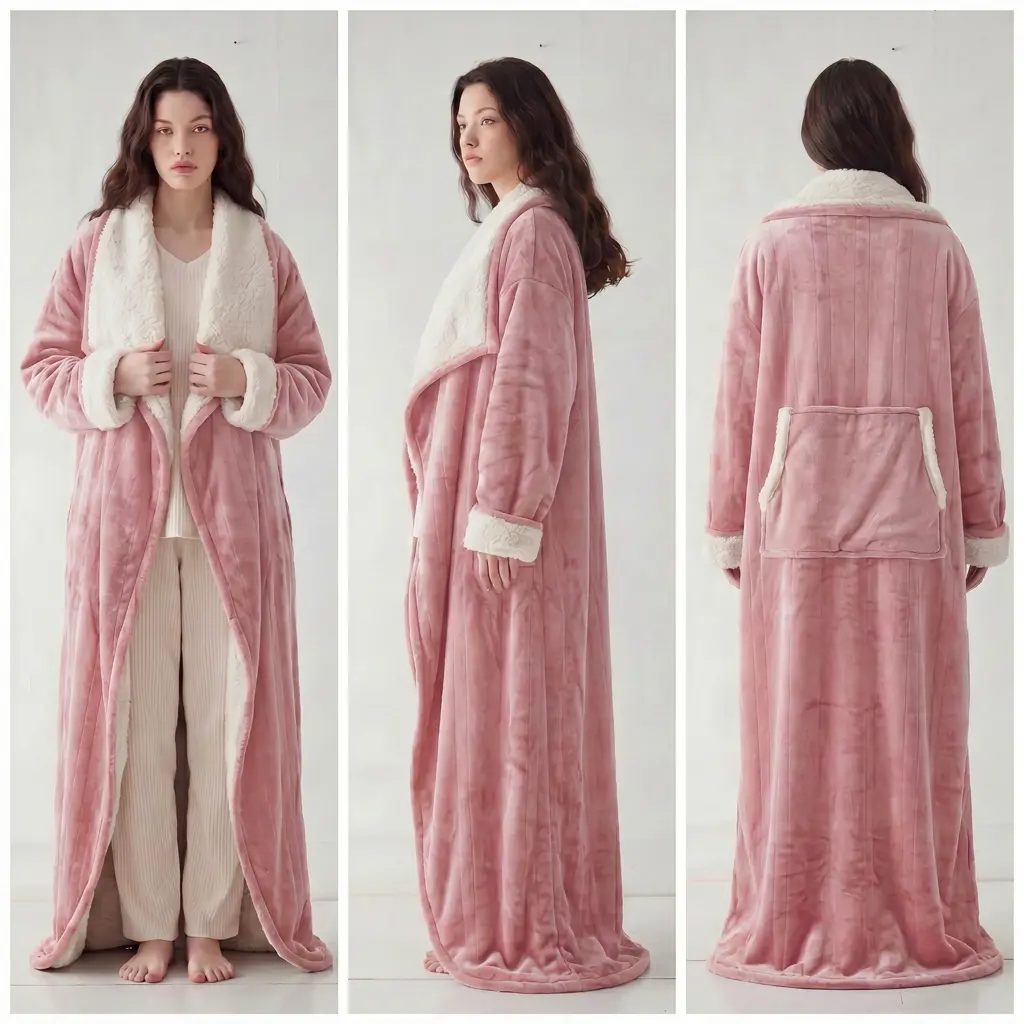 Oversized Wearable Blanket for Women & Men, Cozy Sherpa Fleece Blankets Sweatshirt Lounging Pullover Birthday Gifts for Mom Sisters Girls Boys, Great gift idea for birthdays, holidays, and Halloween costume,Machine Washable,50x66 inches