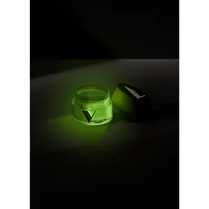 Acrylic System - 184 Electric - Opaque Glow in the Dark Acrylic Powder for Nails - Pigment - Self-Leveling Formula for Flawless Finish