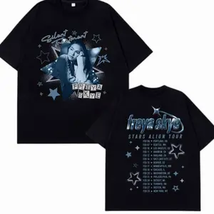 Freya Skye Tour 2026 Graphic T-Shirt, Stars Align concert style inspired by Silent Treatment. Soft cotton unisex tee, perfect gift for music fans.