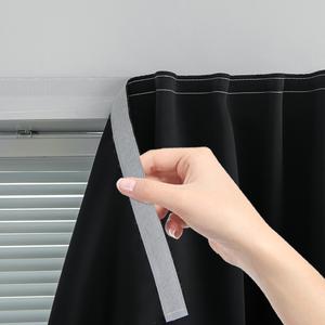 blackout cloth curtain, 1 count magic tape blackout curtain, window screening for bedroom, living room, kitchen, and other rooms, perfect for party decor, heavy curtain, curtain blinds, interior decoration accessories
