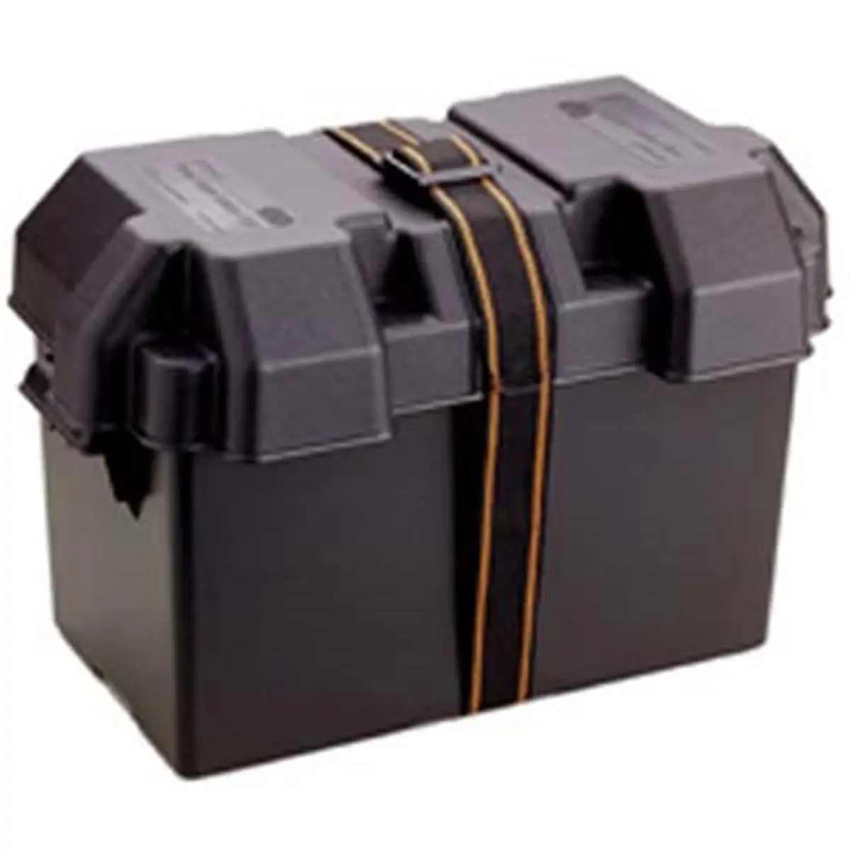 Attwood Power Guard 27 Compact Black Vented Battery Box for Group 27/27F/27M Batteries, for Kayaking and Water Sports, 27/27F/27M Battery Series
