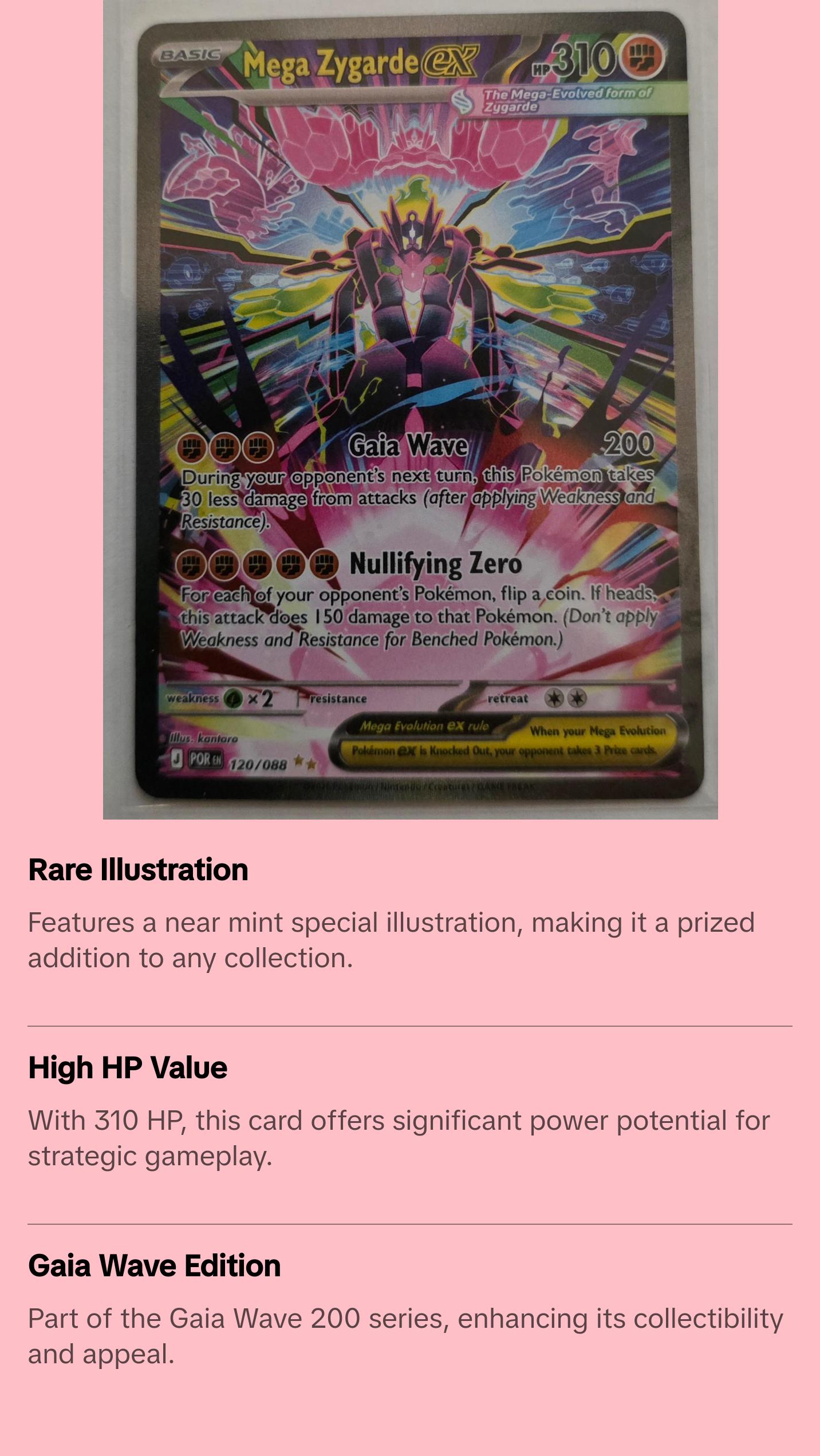 Mega Zygarde Ex SIR - Perfect Order