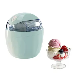 Saker Mini Electric Ice Cream Maker - 1-Touch Operation, 20-Minute Quick Prep, Food-Grade BPA-Free, 3 Soft Candy Colors - Homemade Frozen Dessert Maker for Family Kitchens, Holiday Gifting