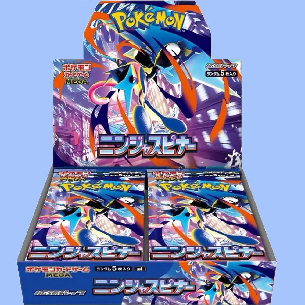 [JPN] Pokemon Ninja Spinner Booster Box - M4: Ninja Spinner (m4) High Class Pack Pokémon TCG Booster Box Trading Card Game Pack collection box pack Collectible Cards Authentic Sealed Tcg