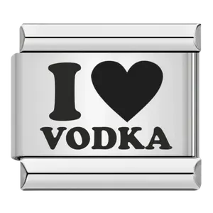 I <3 Vodka (Original Italian Charms)