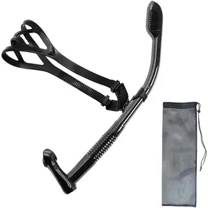 Rotate Function Swim Snorkel for  Swimming Front Snorkel Lap Swimming Swimmer  Diving Snorkeling Comfortable Mouthpiece for Pool Open Water
