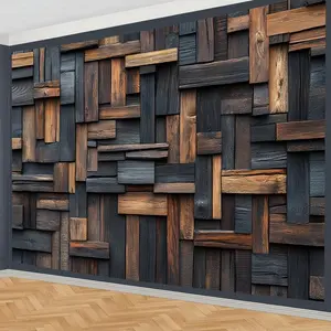 Elegant Wood Grain Wall Tapestry - Polyester, Luxurious Style for Living Room, Bedroom, Office, Party Decor - Easy Hang, No Power Needed, Feather-Free 60X40 Decoration Gift