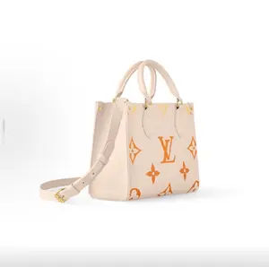 Pre-owned Louis Vuitton ONTHEGO PM Cream Gradient Handbag & Crossbody Bag