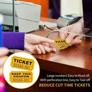 Lottery Ticket Set, 1000 Double-Sided Tickets, Blue Color Options, Perfect for Events & Celebrations